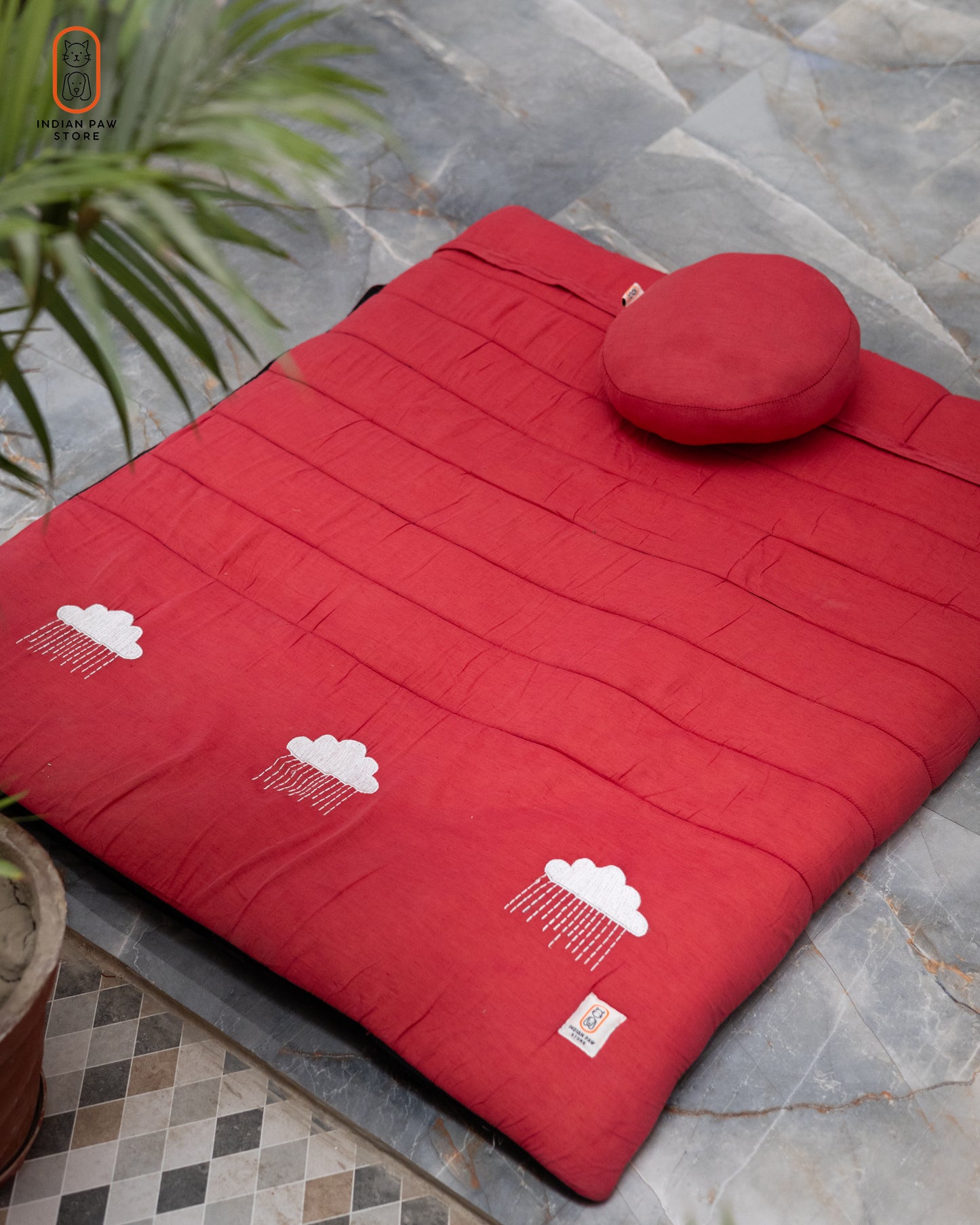 Cherry Red Pet Mattress